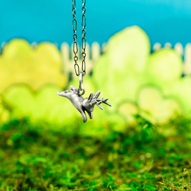 Behold A Jackalope Necklace The Incredible Handmade Little image 0