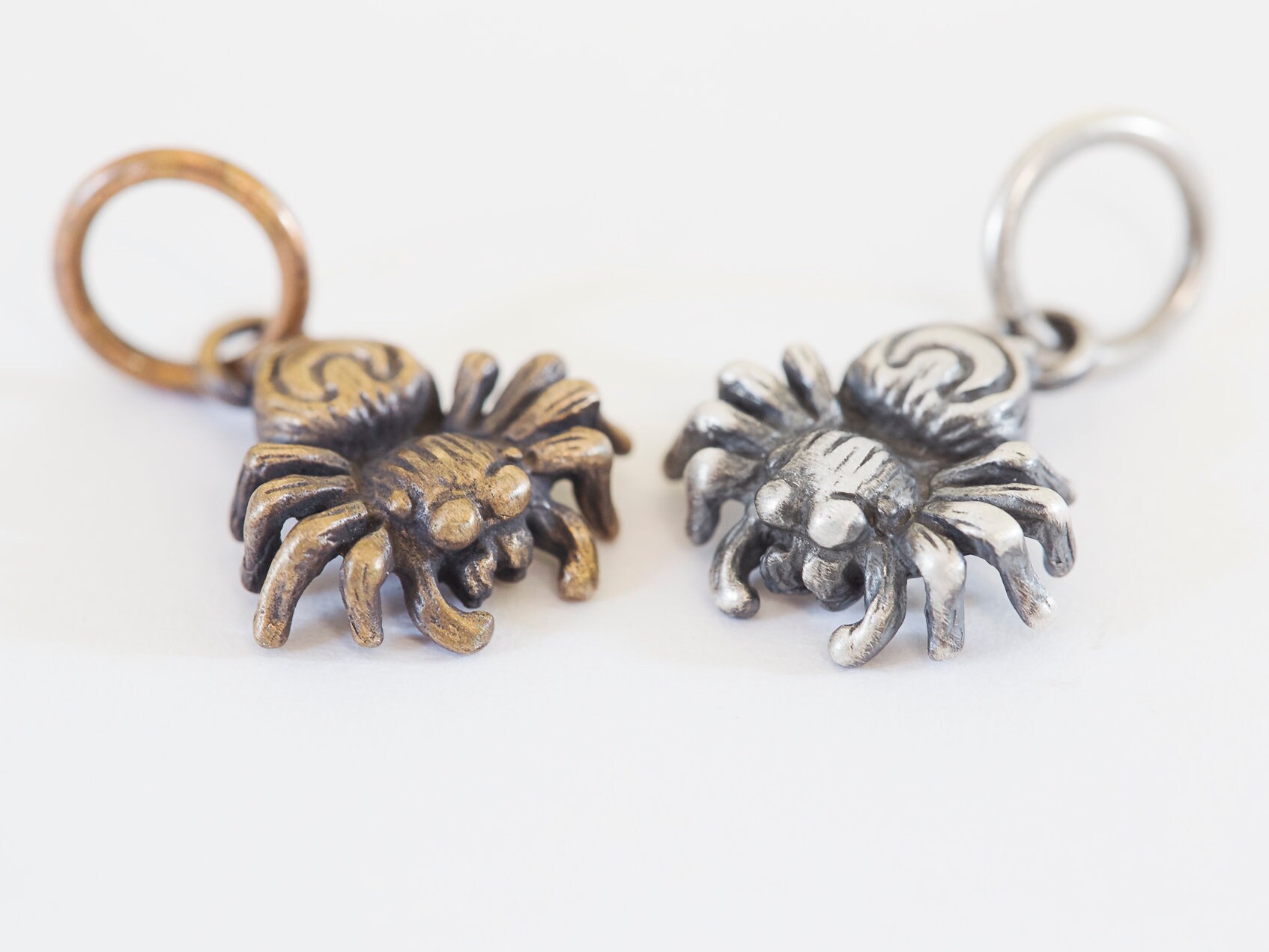 Tiny Tarantula Necklace a Completely Handmade Spider Necklace Etsy