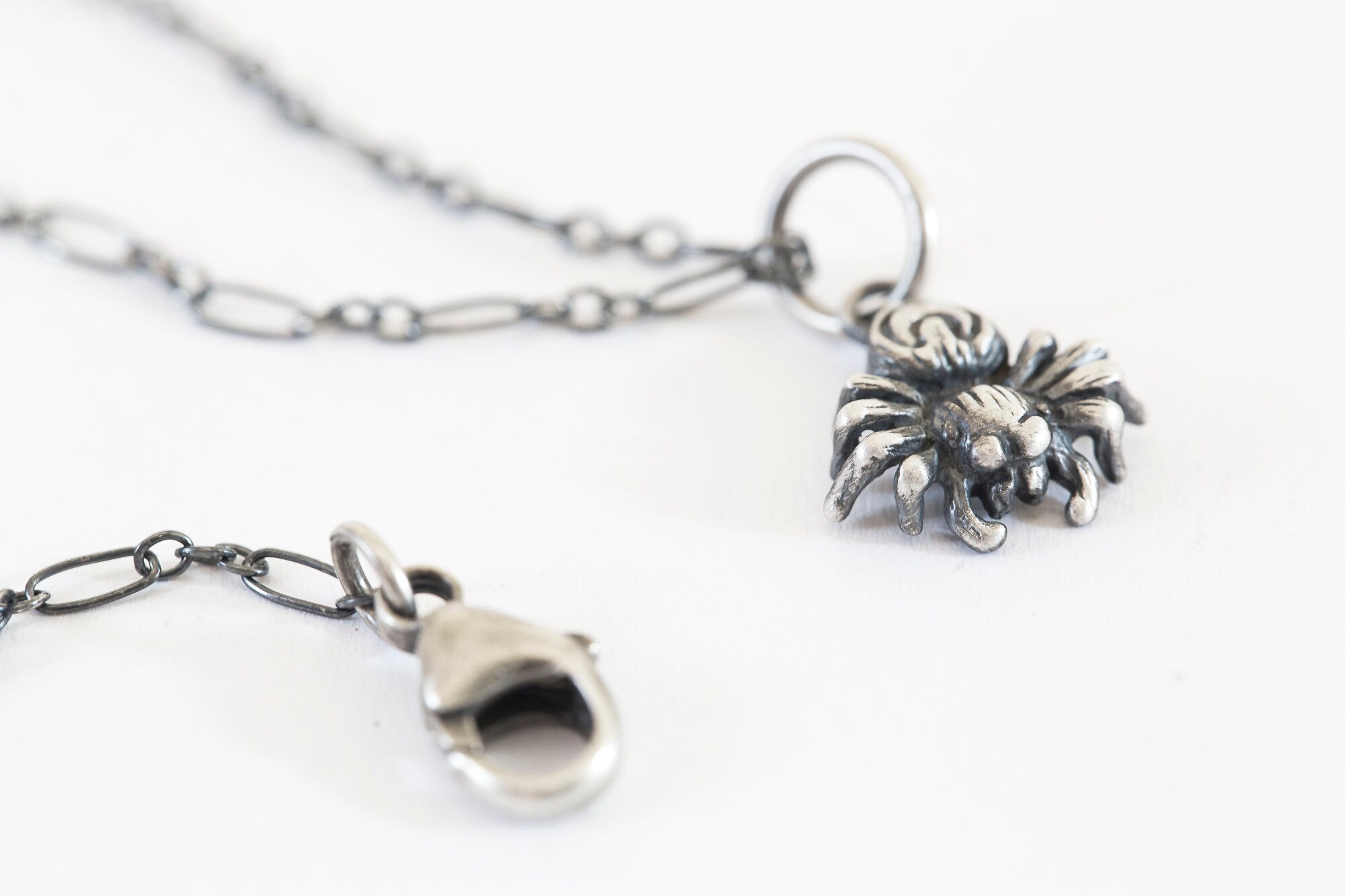 Tiny Tarantula Necklace a Completely Handmade Spider Necklace Etsy