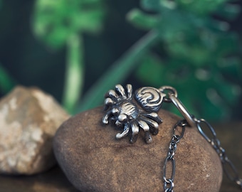 Tiny Tarantula Necklace, a Completely Handmade Spider Necklace in Sterling Silver, Bronze, or 14k Gold / Tarantula Jewelry/ Spider Jewelry