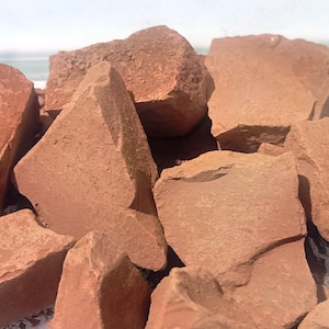 CORAZÓN de arcilla natural (grado alimenticio, pieza 70-110 gramos)