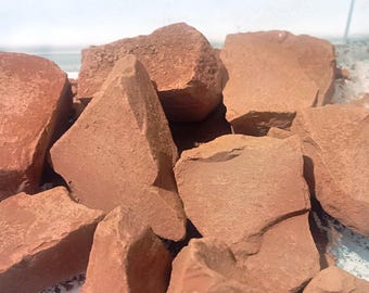 Natural clay HEART (food grade, 70-110 gram piece)