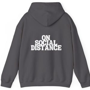Sudadera con capucha unisex divertida del club antisocial: regalo de diseño personalizado para amigos, sudadera de mezcla gruesa con capucha