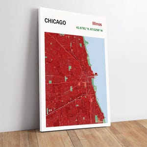 Printable Vintage Style Map of - Il 300x300.6380830926 41d2