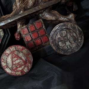 Silent hill Símbols. Mini sculpture. In resin