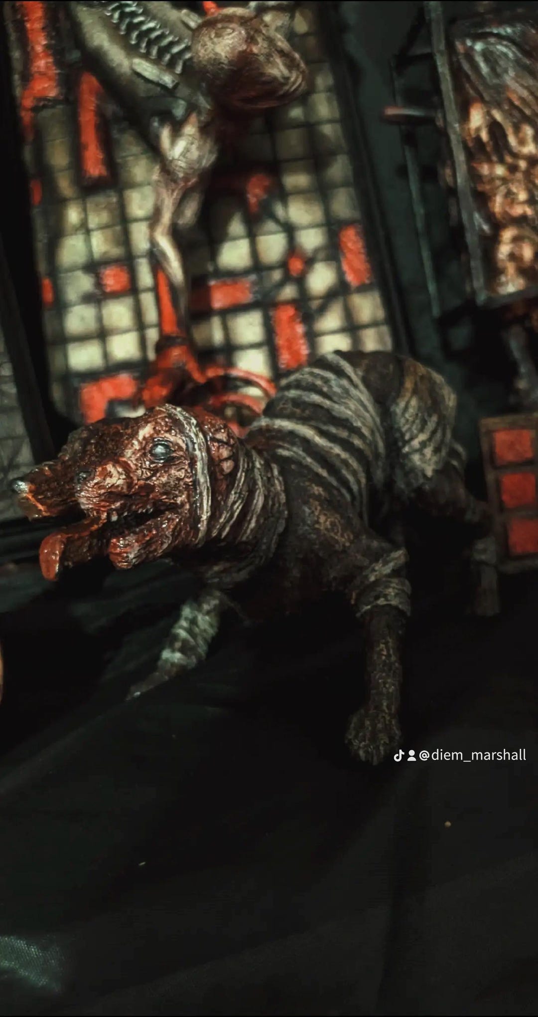 Silent Hill 3 Double Head figure Statue Sculpture HAndmade