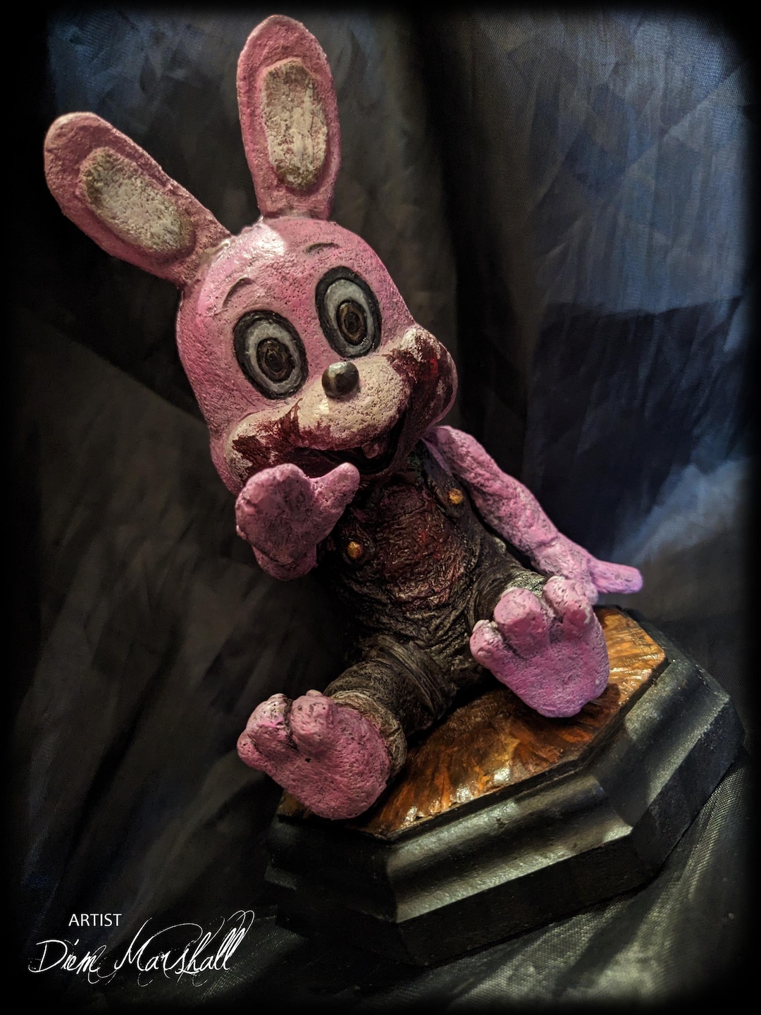 Silent Hill Robbie The Rabbit. Handmade FIgure Statue Sculpture.
