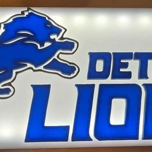 Lions LED Sign