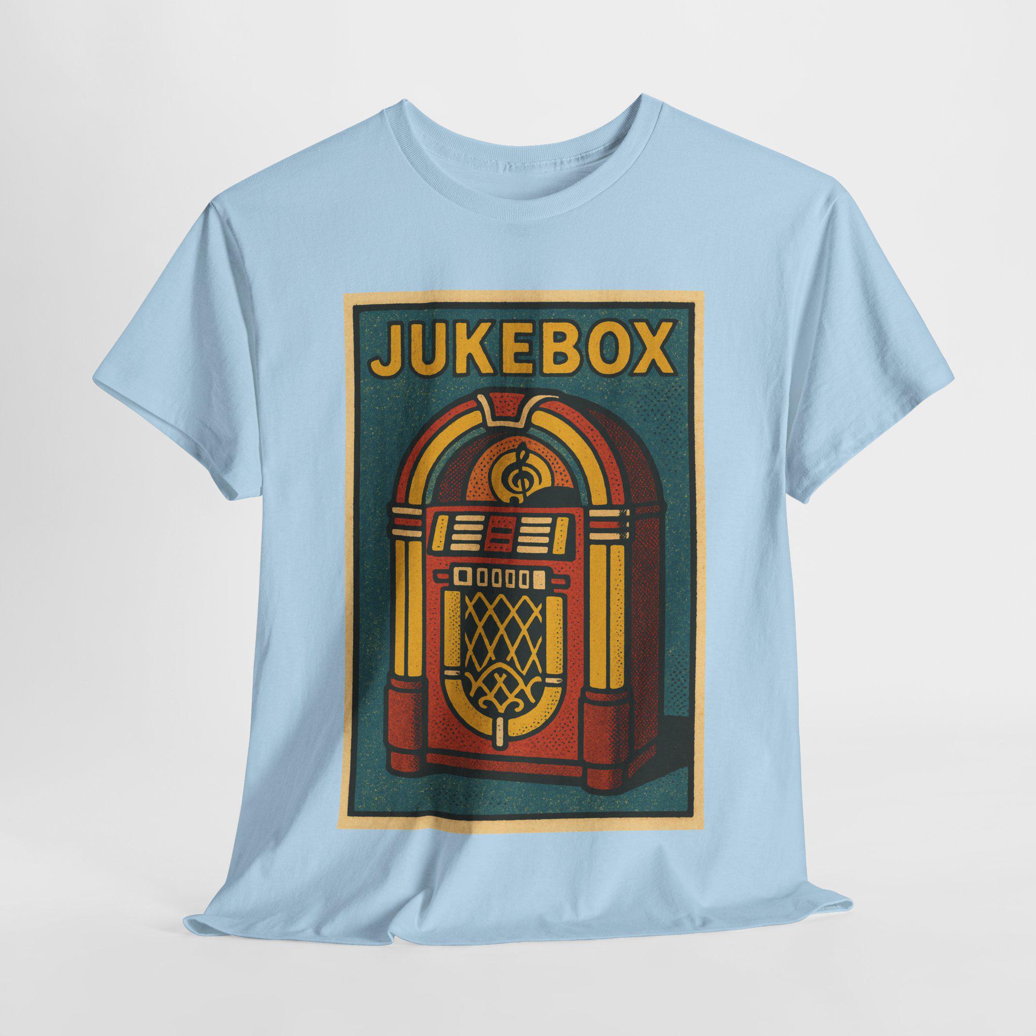 レトロジュークボックスTシャツ：50年代のヴィンテージコミック 