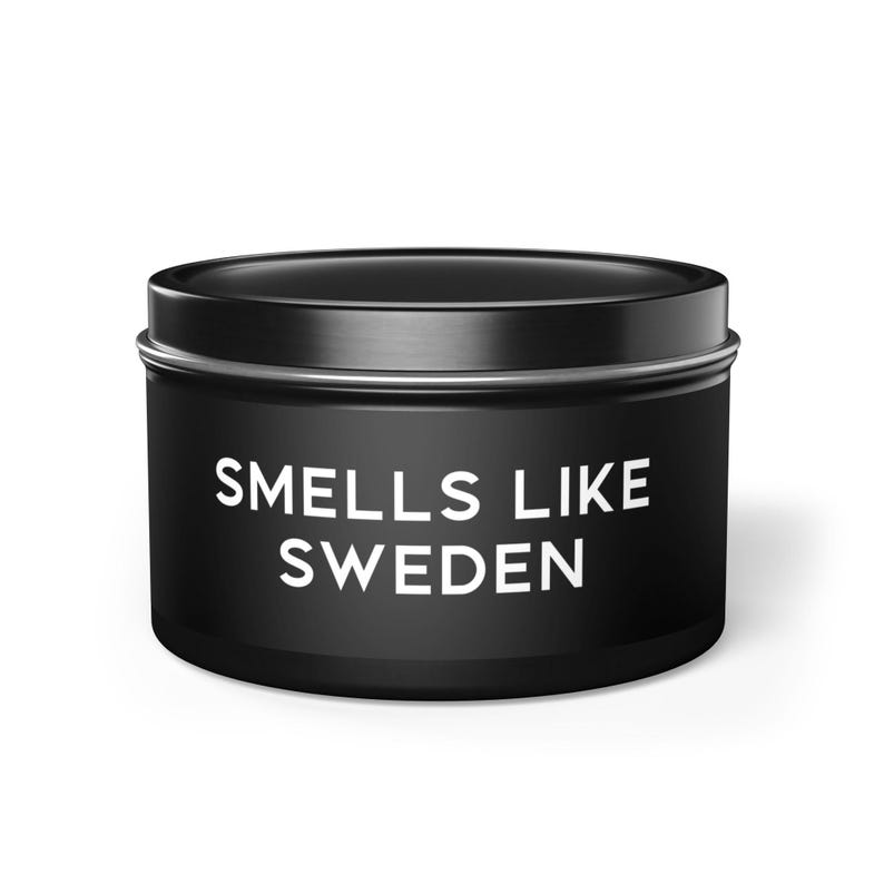 Schweden Kerze Geschenk Smells Like Sweden Duftkerze Kokosnuss Sojawachs 110 ml Schweden Bild 2