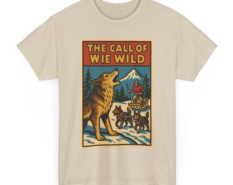 Call of the Wild T-Shirt: Vintage Comic Book Graphic Tee