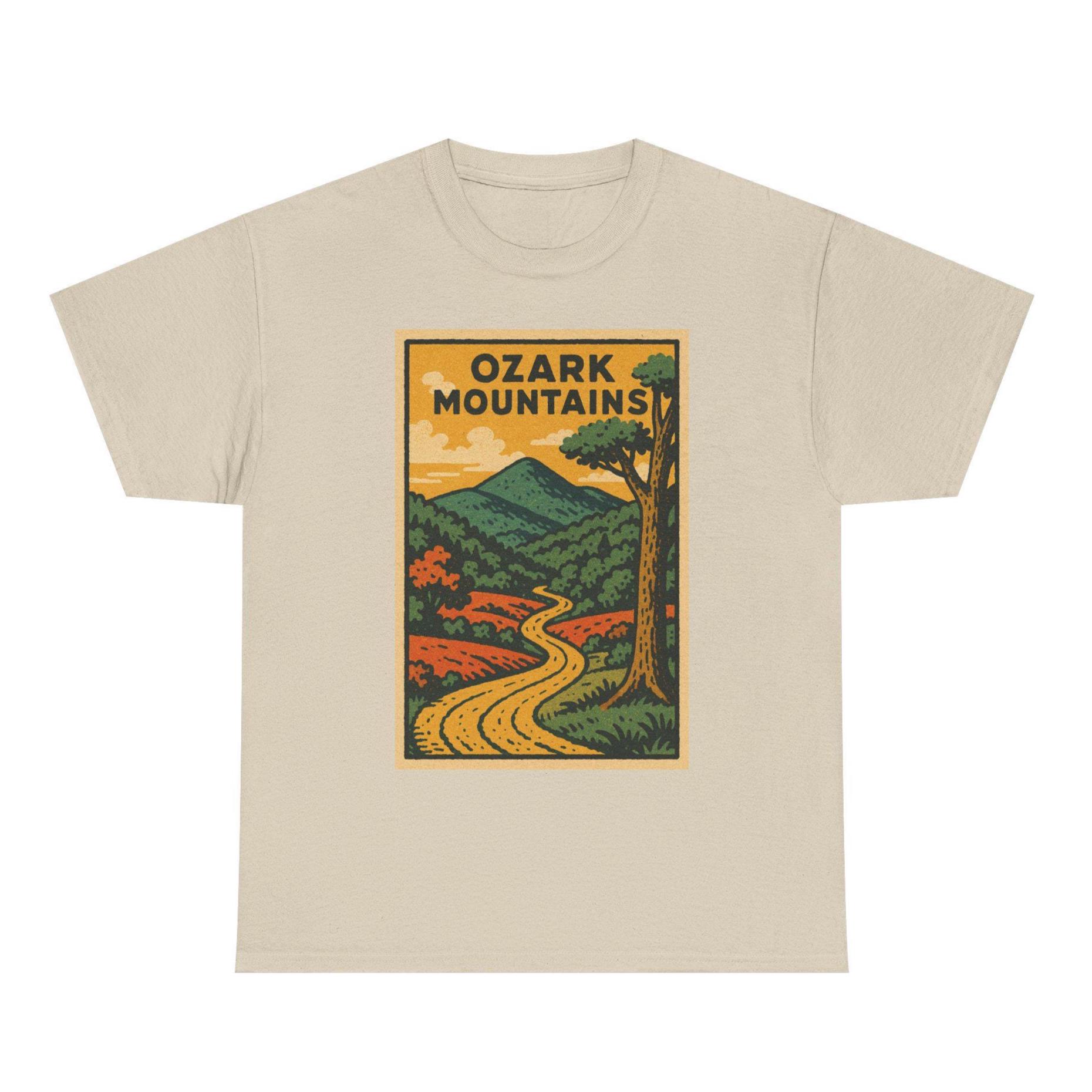 Ozark Mountains T-shirt: Retro Comic Style Hiking Graphic Tee - Etsy