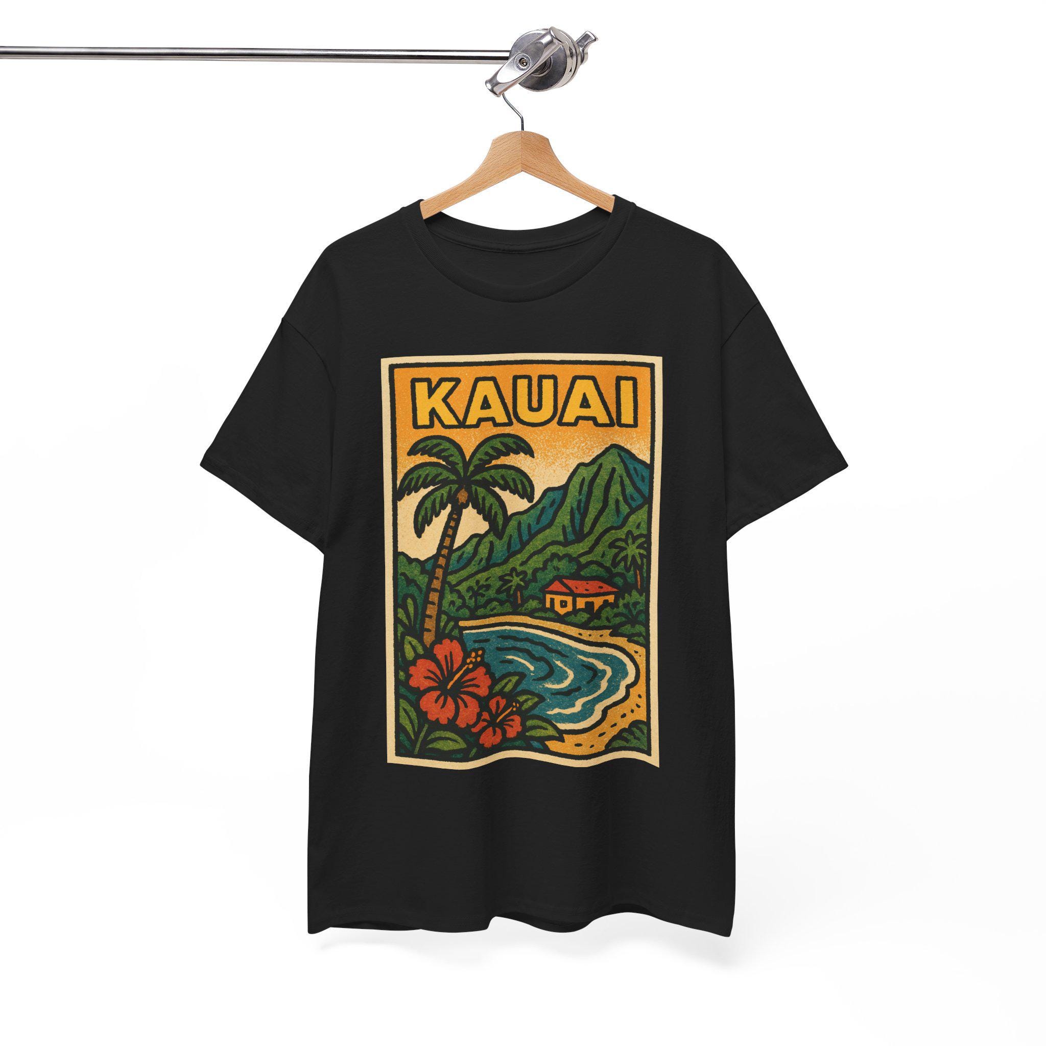 Kauai T-shirt Unisex: Retro Hawaii Tee - Etsy