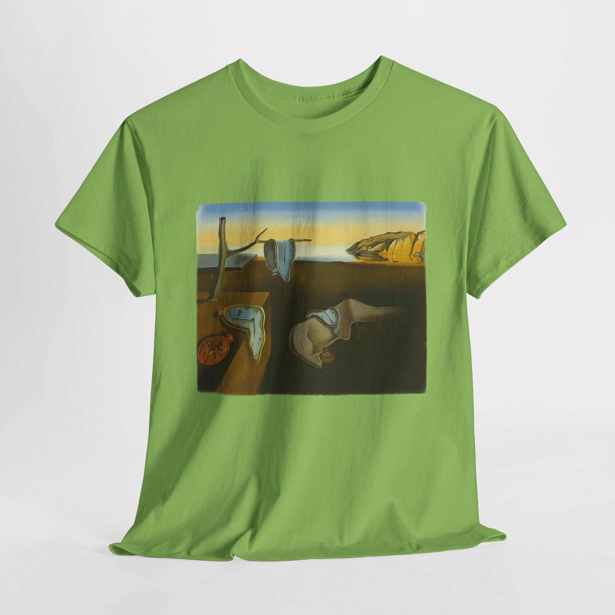 ダリの溶ける時計Tシャツ：シュルレアリスムアートTシャツ 