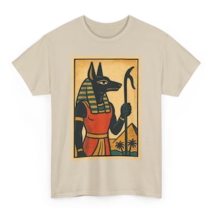 Anubis T-Shirt: Retro Comic Egyptian God Graphic Tee