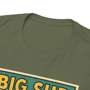 Big Sur T-shirt Unisex: Retro Kalifornien T-shirt Military Green