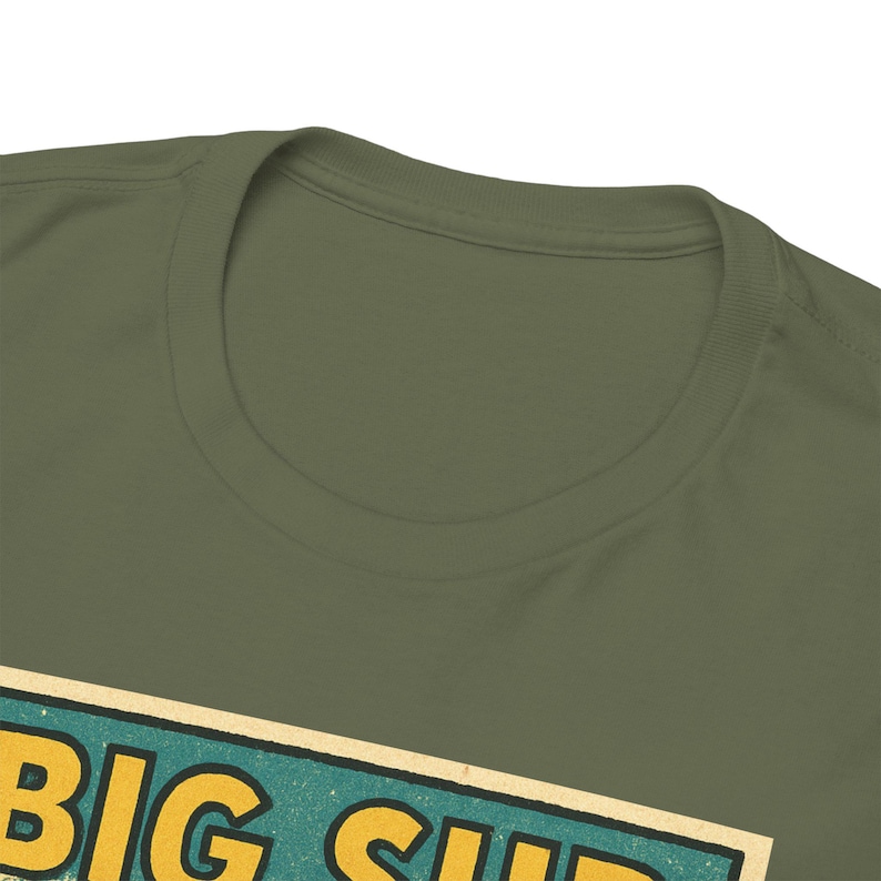 Big Sur T-shirt Unisex: Retro Kalifornien T-shirt Military Green