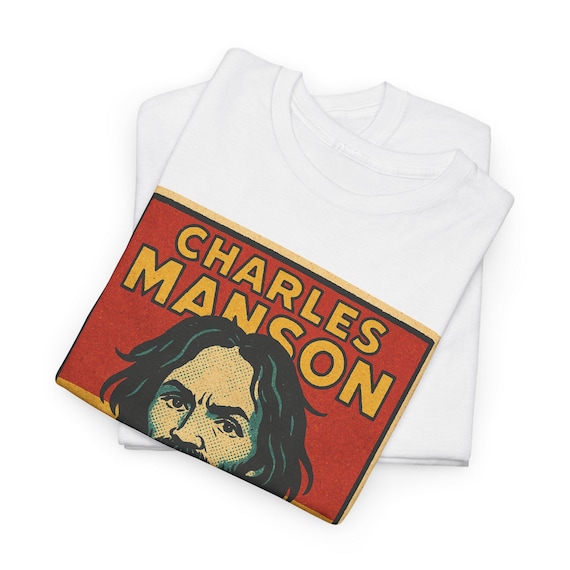 90s Charles Manson 赤 Tシャツ Vtg 90s Charles Manson T-Shirt Red