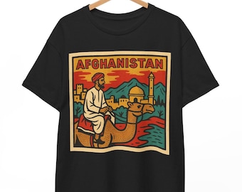 Afghanistan Retro Comic T-Shirt: Vintage Afghan Pride Pop Art Tee