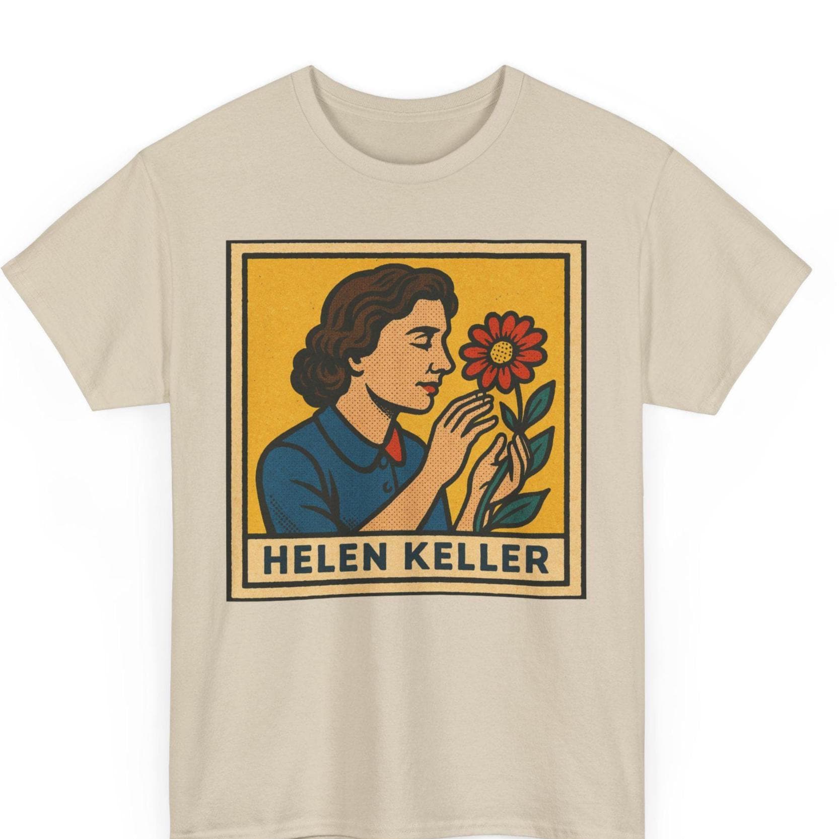 Helen Keller Retro Comic T-shirt: Disability Rights Graphic Tee - Etsy