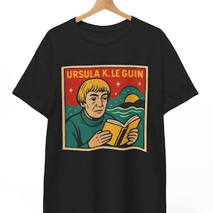 Ursula K Le Guin T-Shirt: Retro Sci-Fi Author Tee