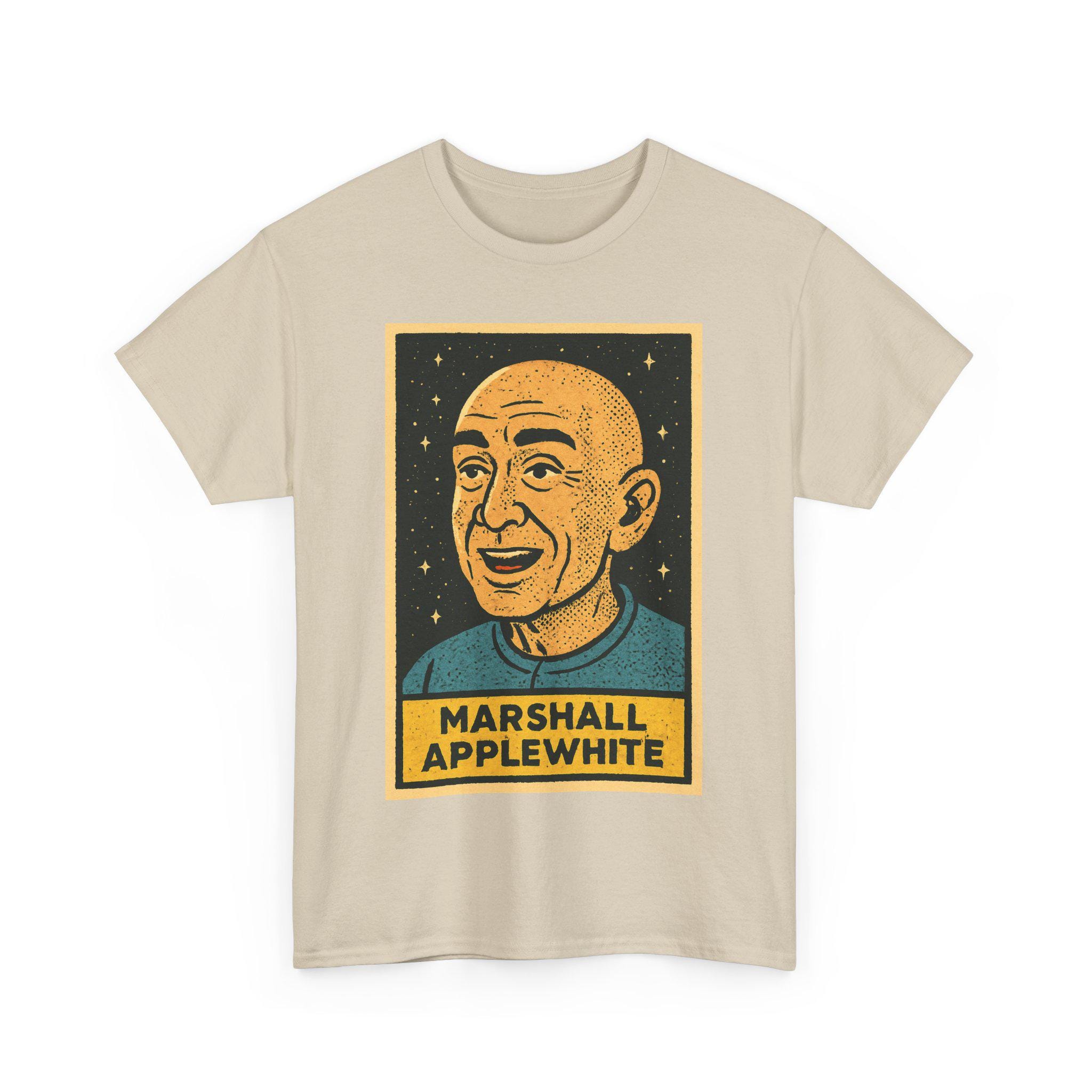 Marshall Applewhite T-shirt: Retro Comic Style Cult Icon Tee for