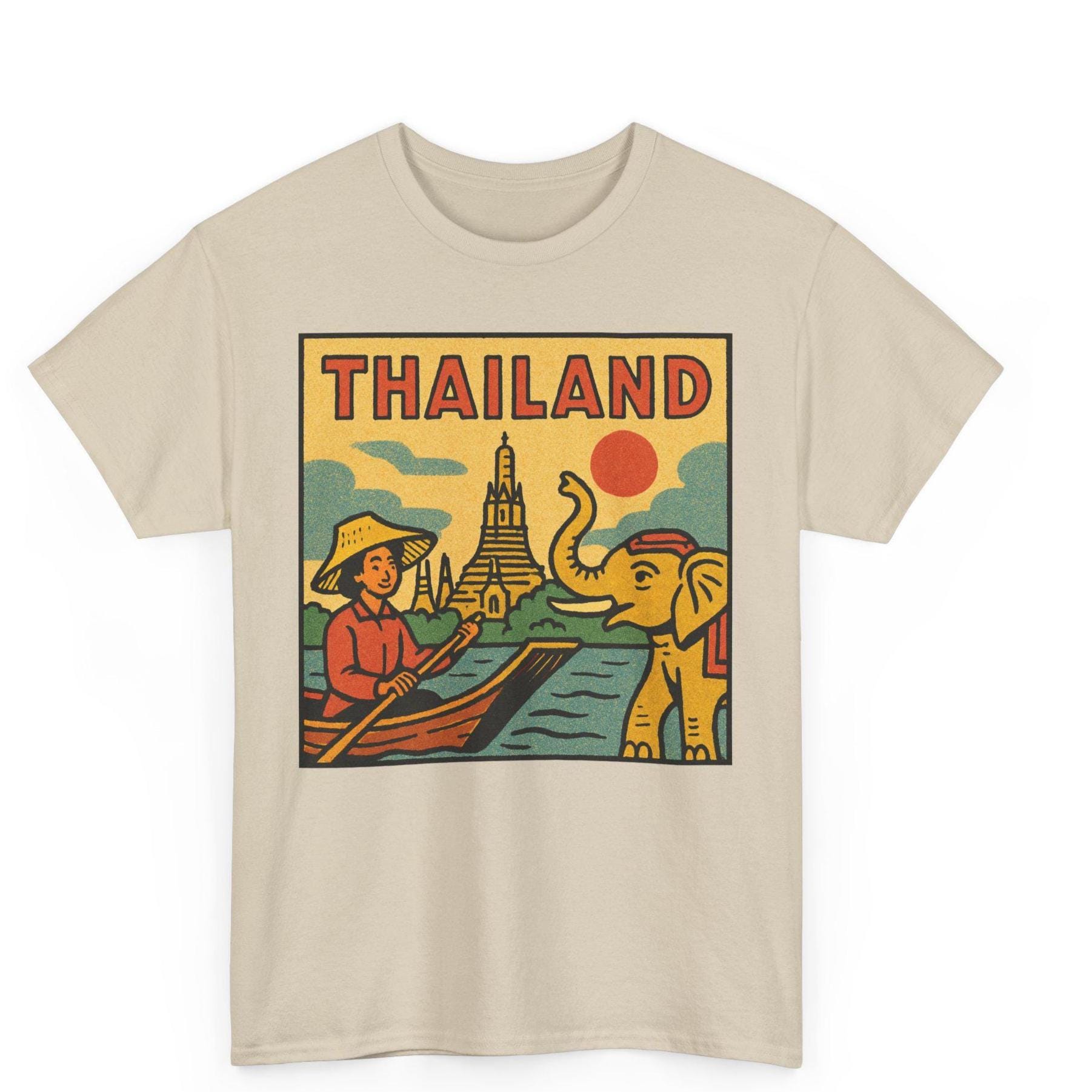 Thailand Comic T Shirt Unisex Retro Style | Vintage Bangkok