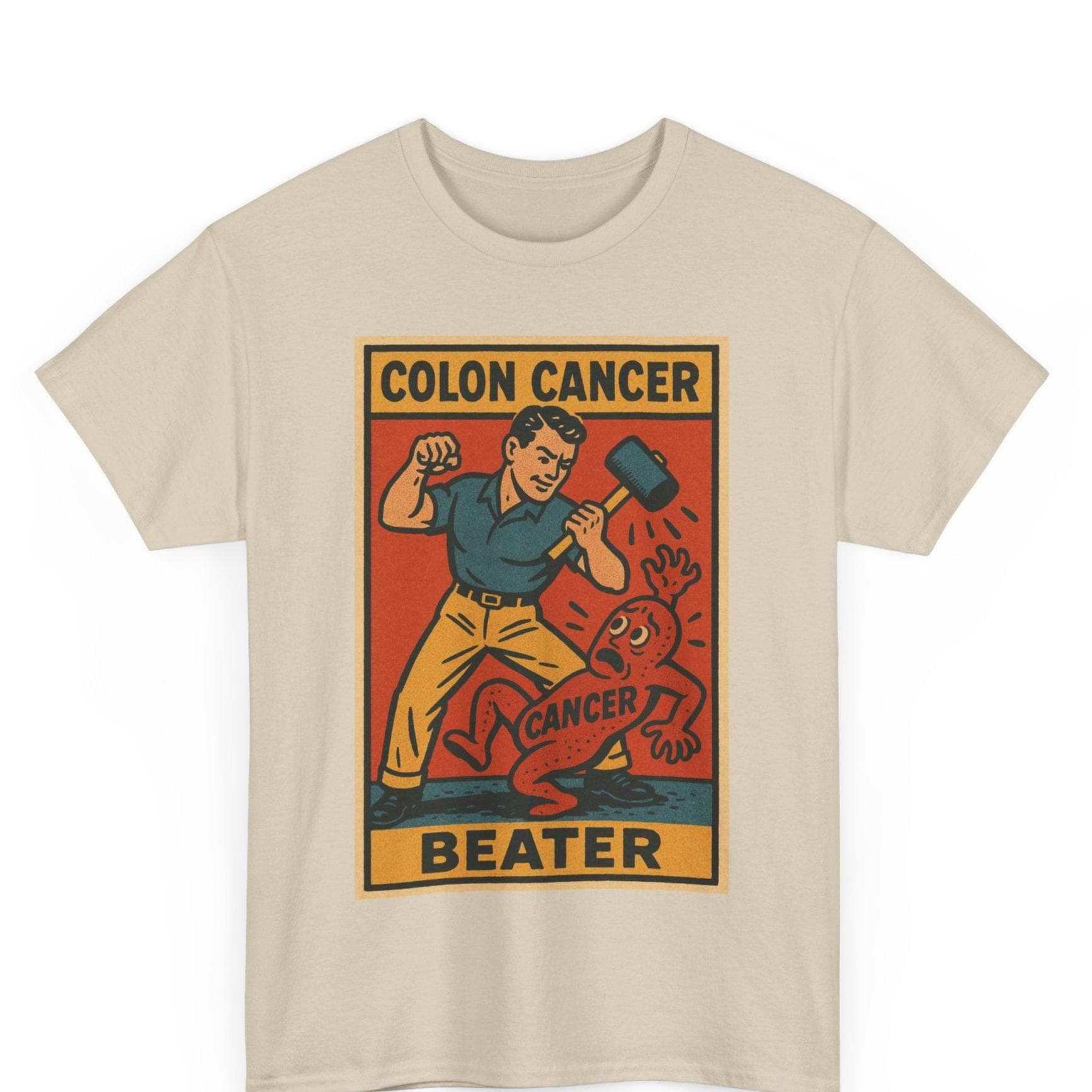 Camiseta de superviviente de cáncer de colon: camiseta retro de cómic para  concienciar sobre el cáncer de colon. - Etsy México, image size:1734x1734