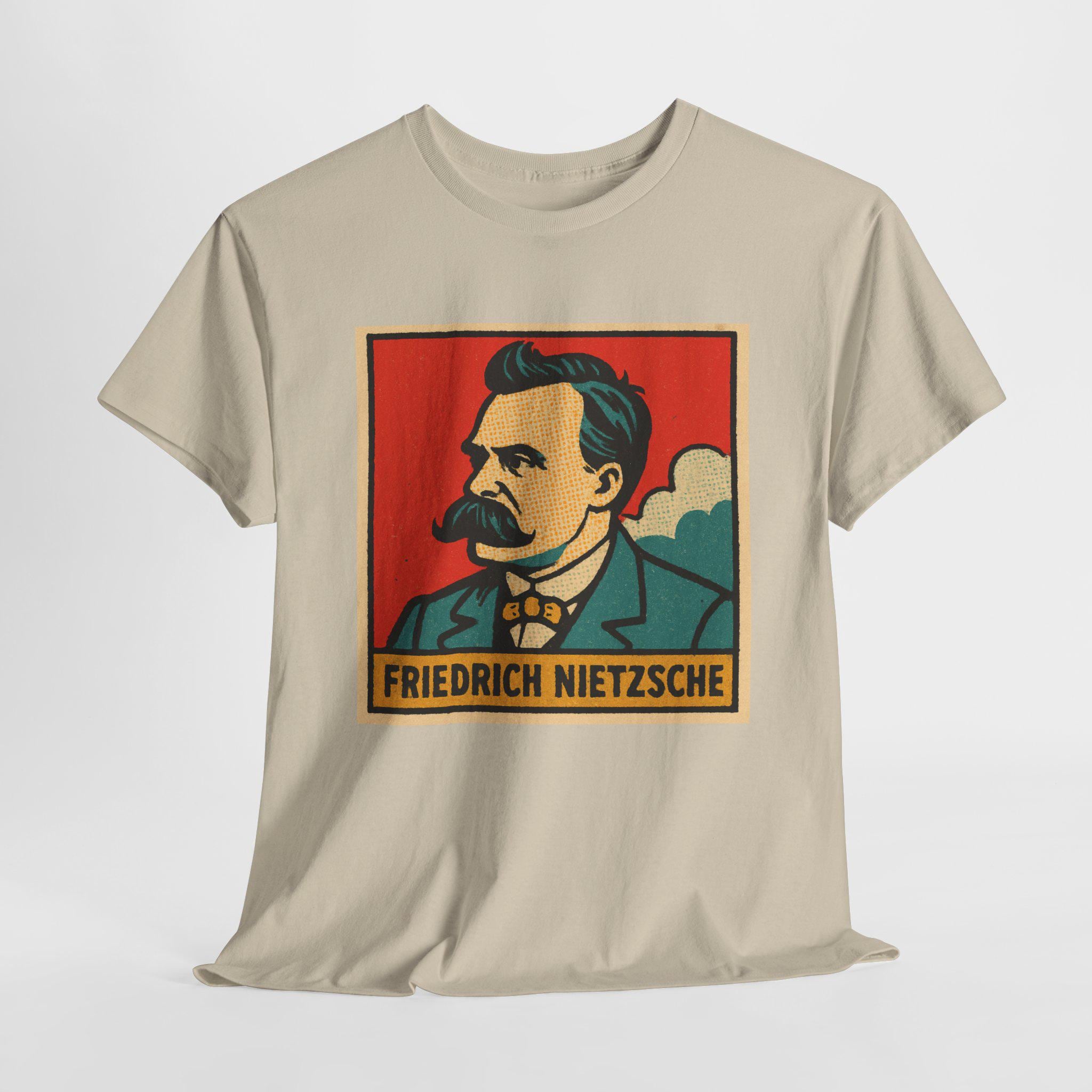 Nietzsche Comic T-shirt: Retro Philosopher Graphic Tee - Etsy