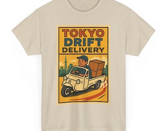 Tokyo Drift T-Shirt: Retro Comic Japan Car Culture Tee