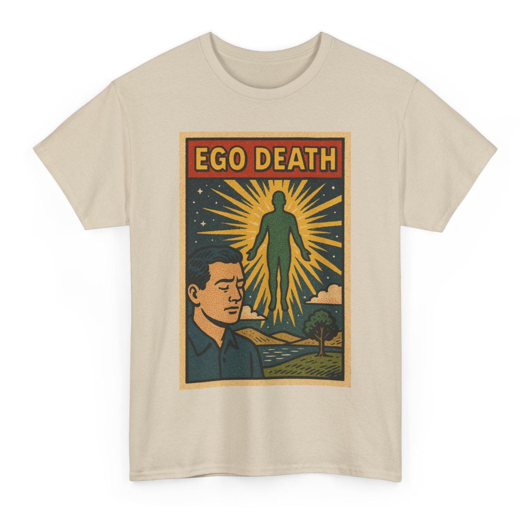 Ego Death Retro Comic T Shirt Unisex | Vintage Psychedelic