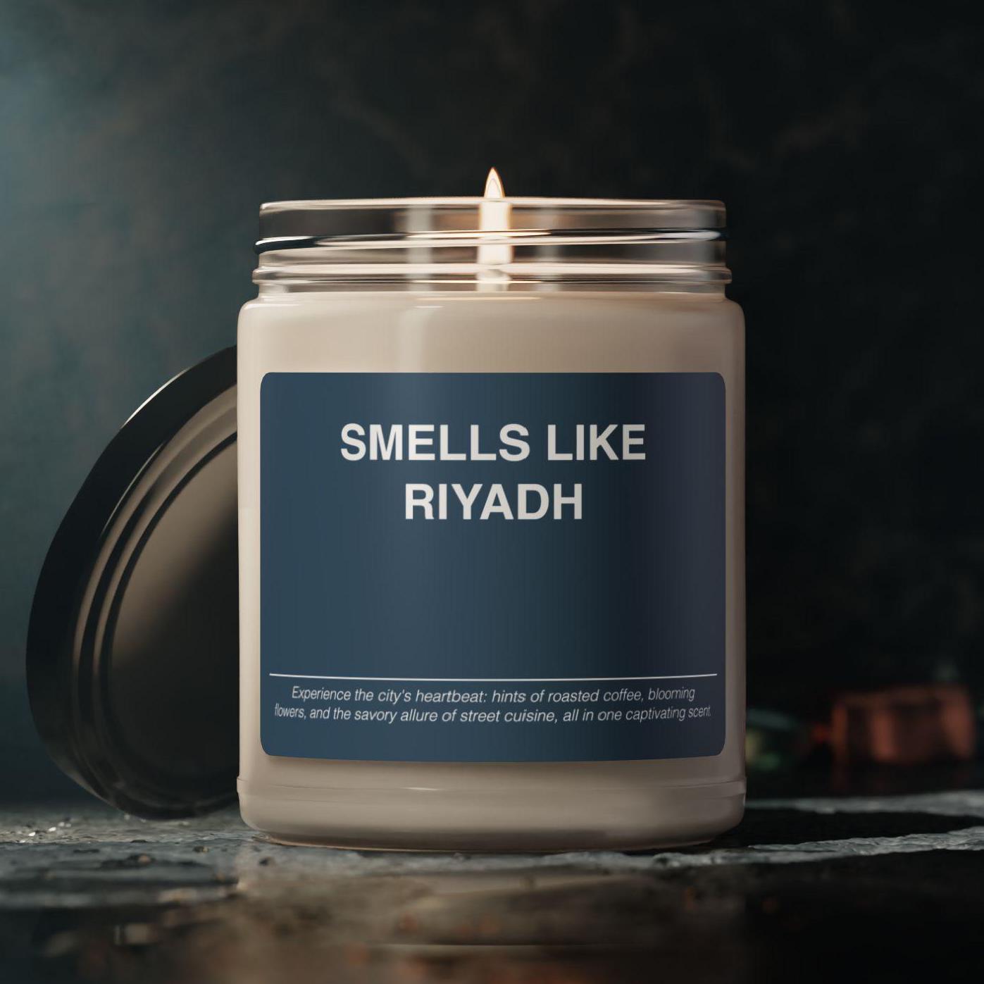 リヤドの香りのキャンドル：サウジアラビアのお土産、大豆ワックス