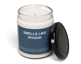 リヤドの香りのキャンドル：サウジアラビアのお土産、大豆ワックス