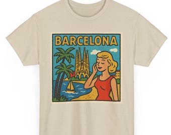 Vintage 90s ANTONI GAUDI Barcelona T-shirt Architect and Designer