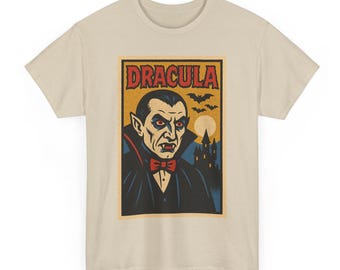 Dracula T-Shirt: Retro Comic Vampire, Gothic Horror Tee