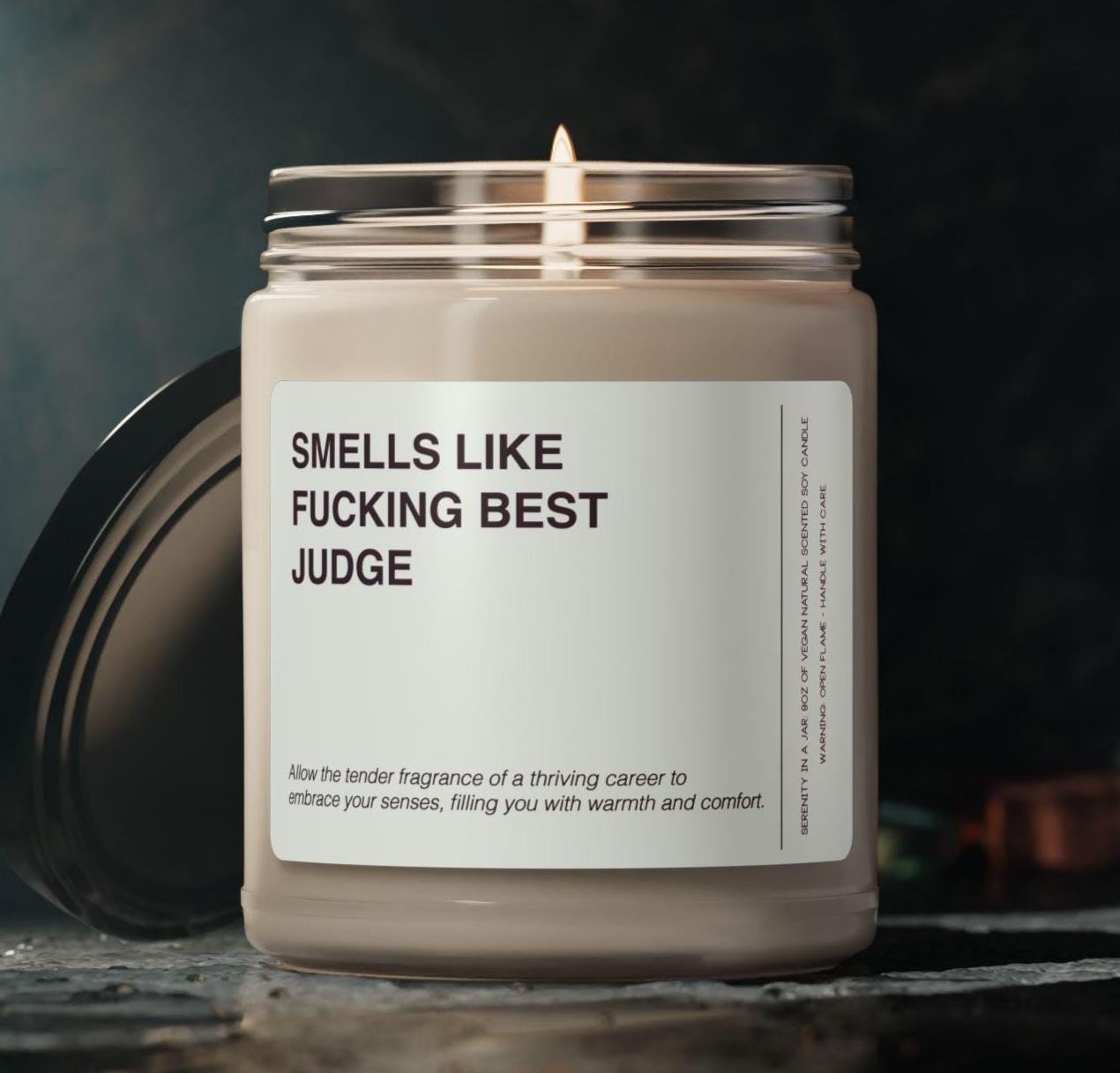 ファニージャッジギフトキャンドル：香り付きソイワックスキャンドル