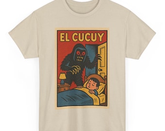 Maglietta El Cucuy: maglietta retrò con fumetto latino folkloristico e Boogeyman