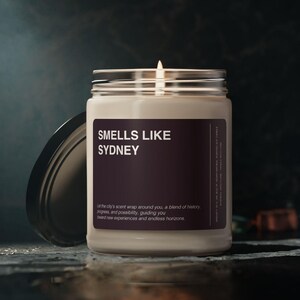 Sydney Australia Candle Gift Smells Like Sydney Australia Candle Souvenir Scented Soy Wax Candle Jar 9oz For Friend