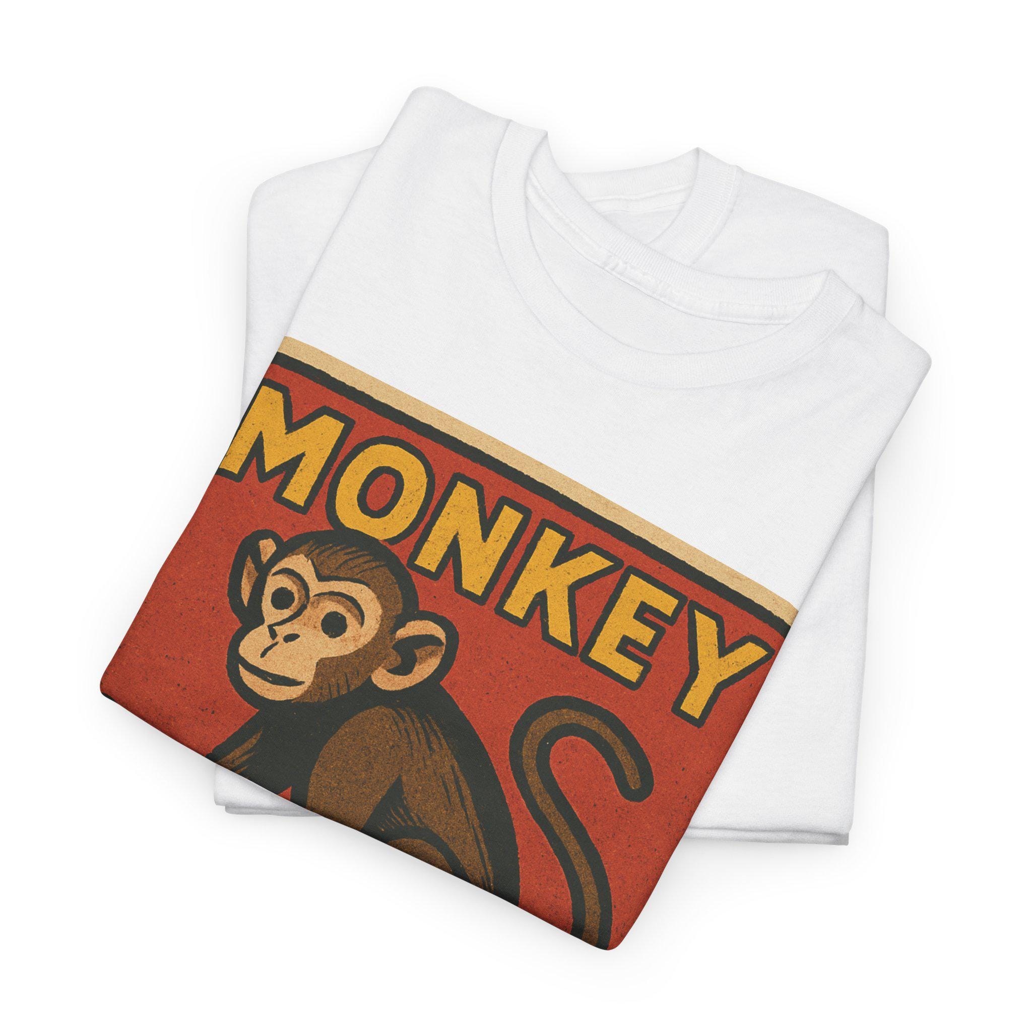 Retro Monkey Comic T-shirt: Unisex Vintage Jungle Graphic Tee - Etsy