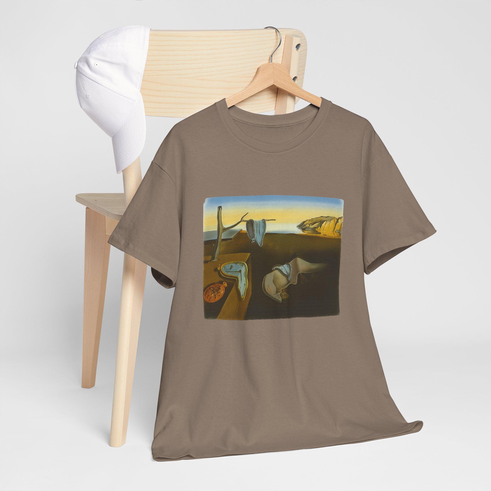 ダリの溶ける時計Tシャツ：シュルレアリスムアートTシャツ 