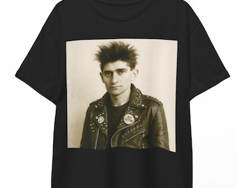 90s FRANZ KAFKAフランツ・カフカ プラハ Tシャツ 90s Franz Kafka フランツカフカ 作家 アート Tシャツ L