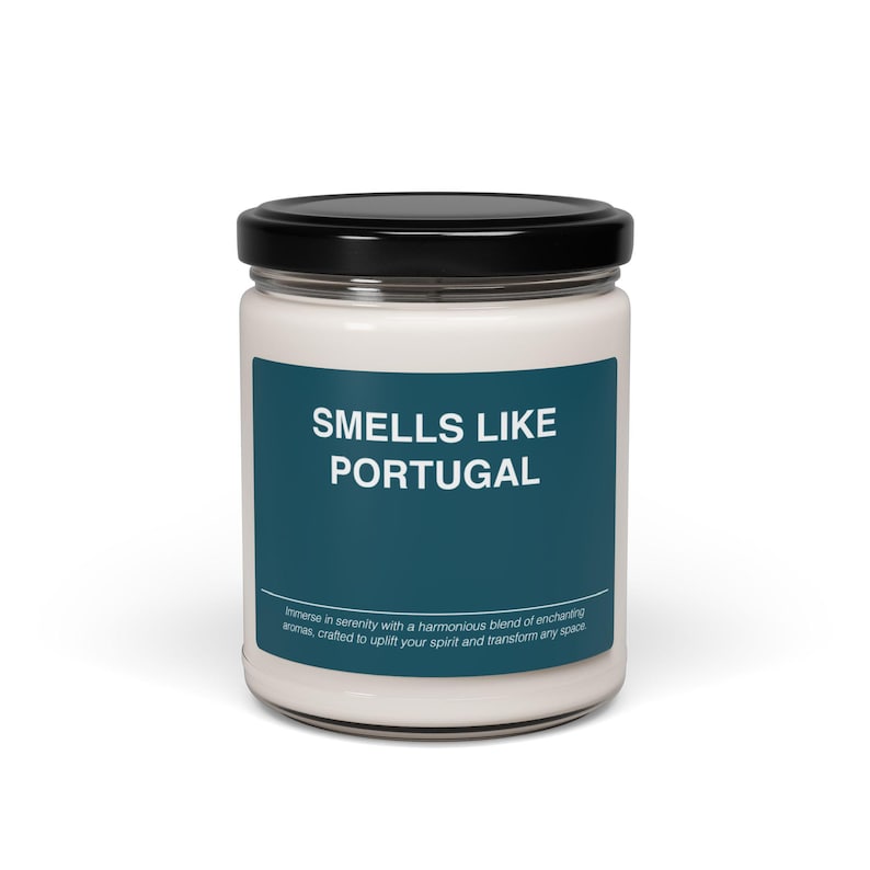 Portugal Scented Candle: Soy Wax Travel Souvenir Gift image 2