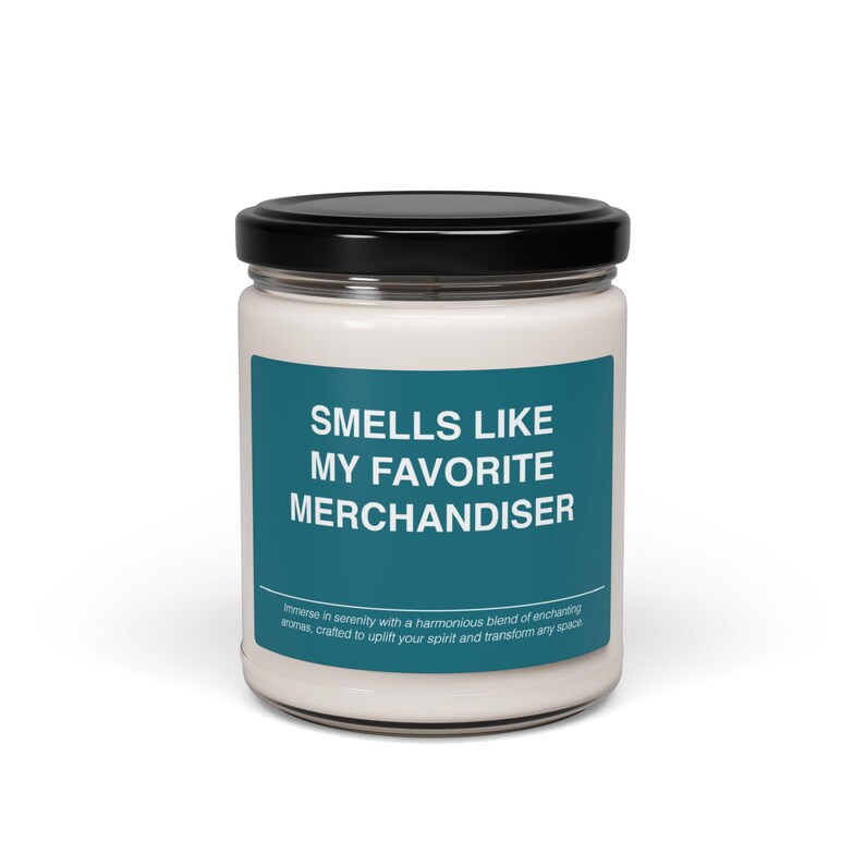 Smells Like My Favorite Merchandiser Candle - Scented Soy Wax Candle - 9oz Jar image 2