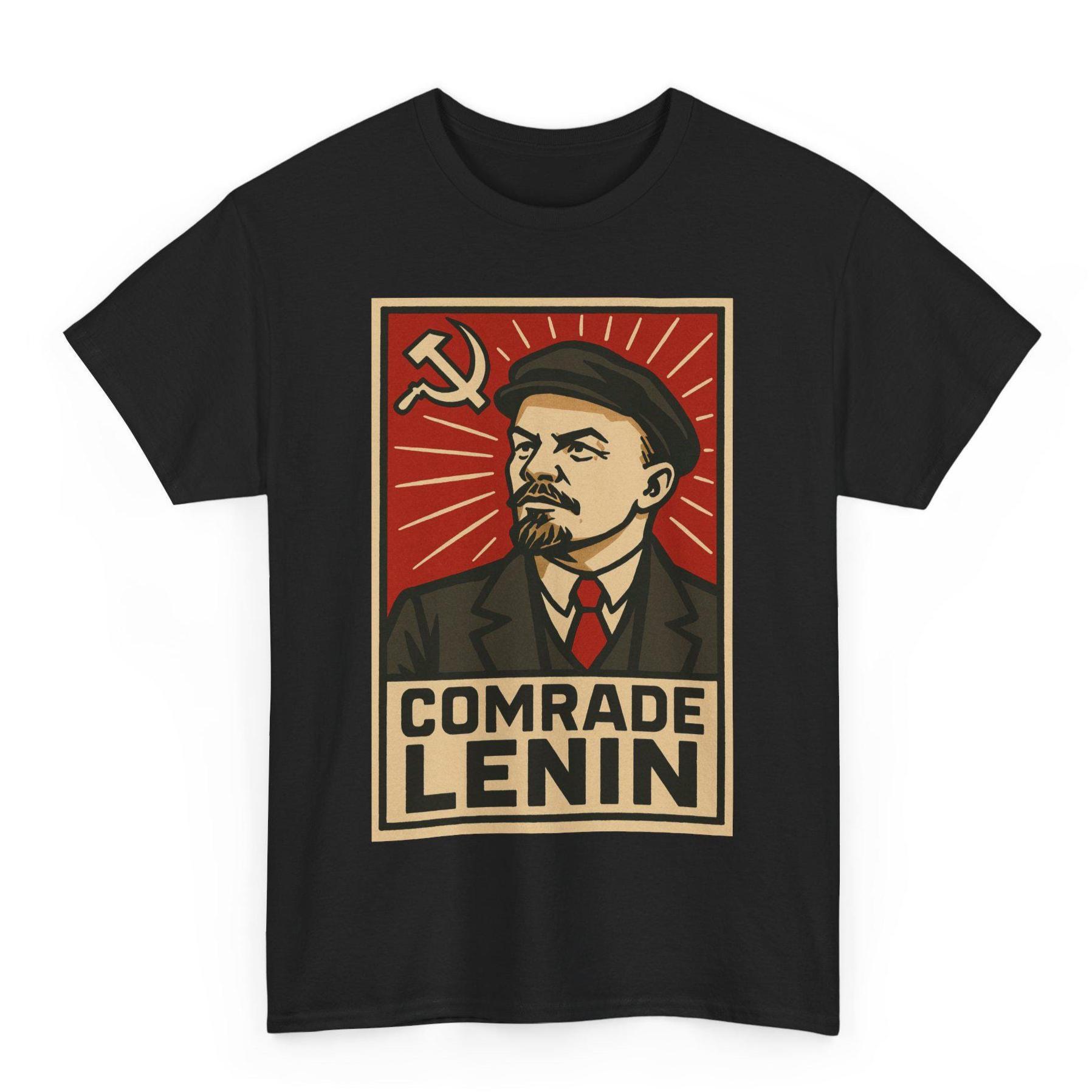 T-shirt Uomo Wowshirt KGB Lenin Putin - Maglietta Propaganda CCCP Unione Sovietica