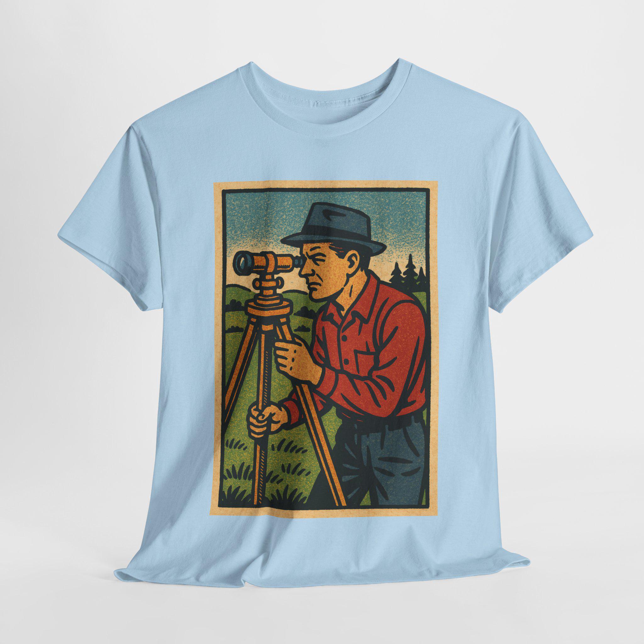 Surveyor T-shirt: Retro Comic Style Engineering Tee - Etsy Canada