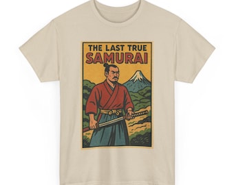 Samurai T-Shirt: Retro Comic Martial Arts History Tee
