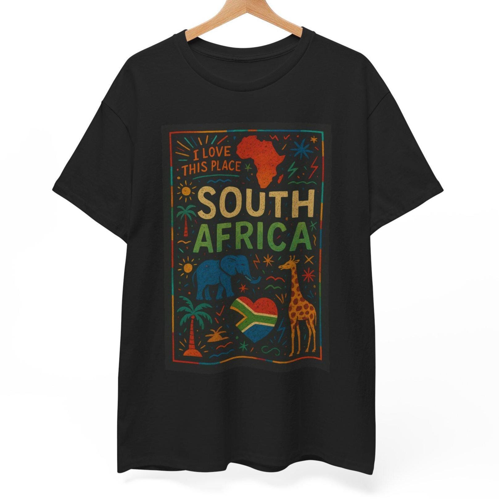 South Africa T Shirt Unisex Vintage Cape Town Graphic Tee