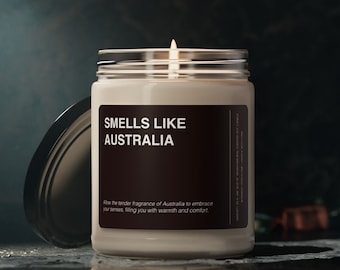 Australia Scented Soy Wax Candle: Australian Souvenir Gift