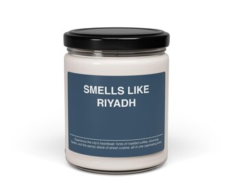 リヤドの香りのキャンドル：サウジアラビアのお土産、大豆ワックス