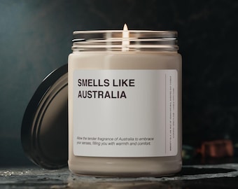 Australia Scented Soy Candle: Oceania Souvenir Gift - 9oz